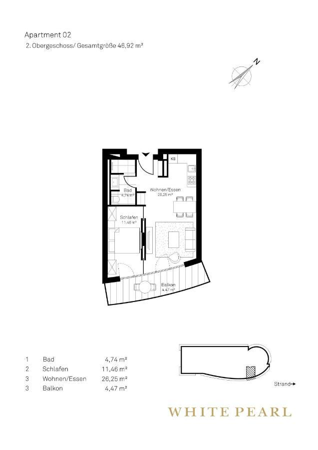 White Pearl Apartment 2.02 Timmendorfer Strand Buitenkant foto